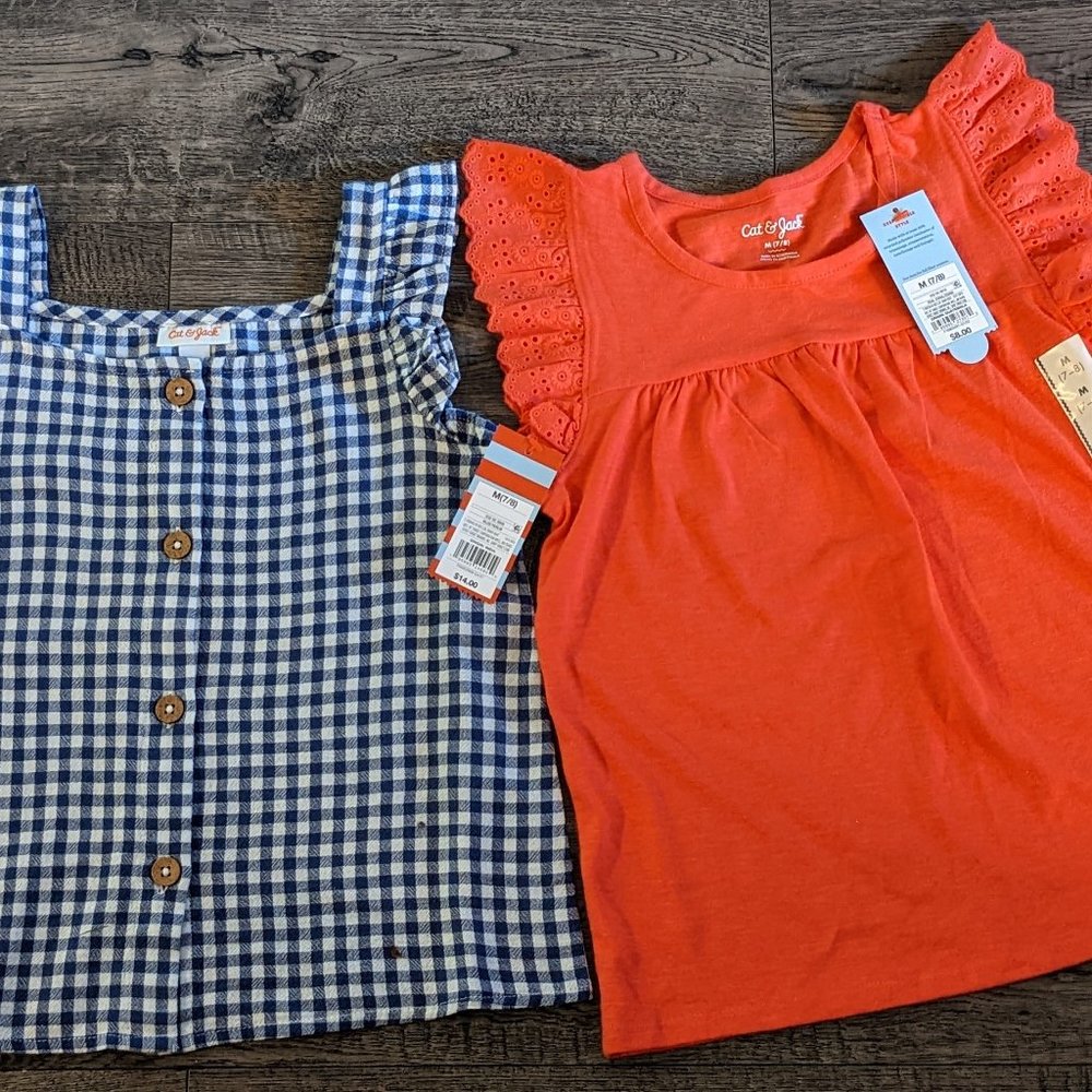 Cat and jack sz 7/8 tank tops